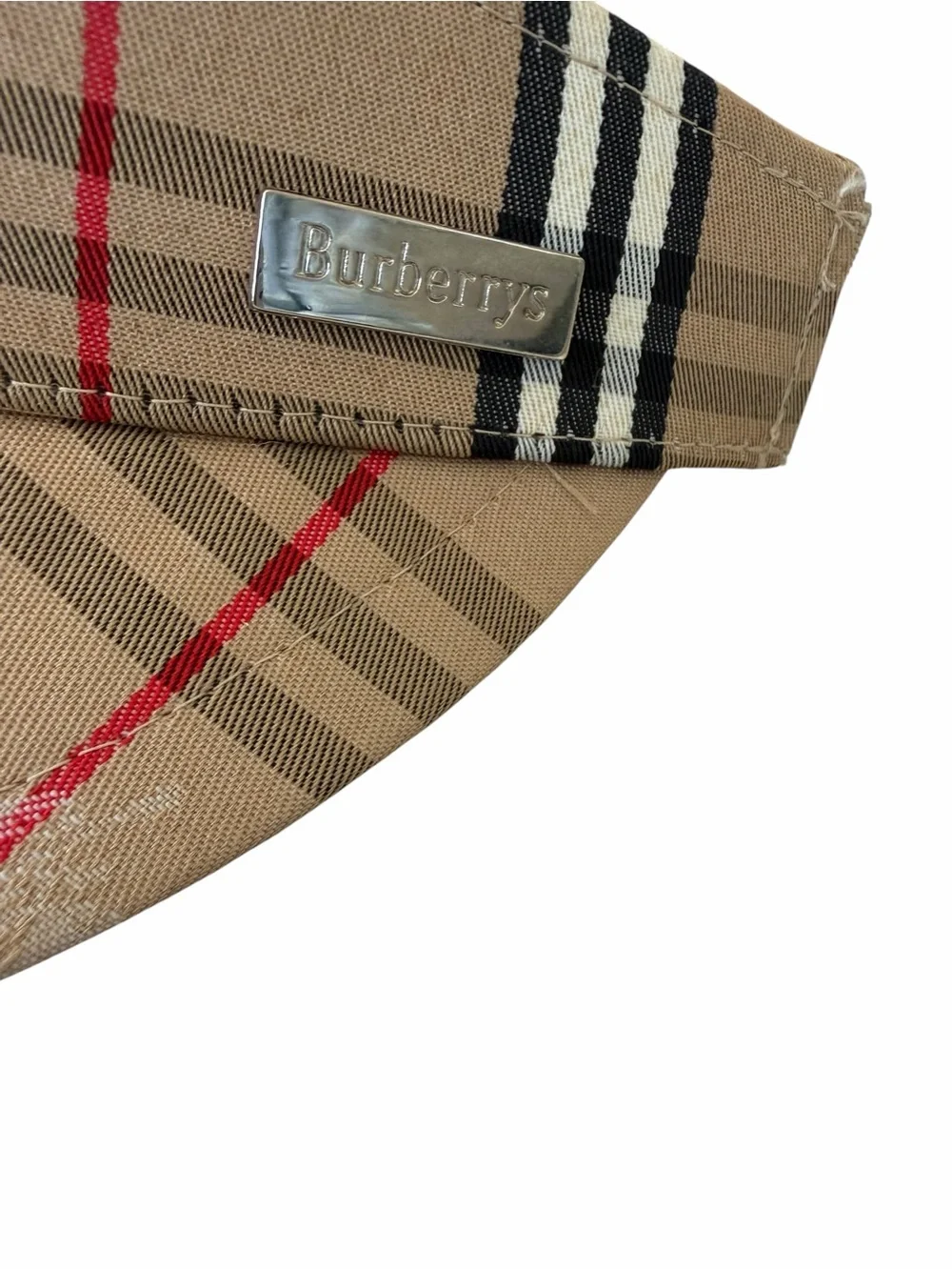 Burberrys Nova Check Golf Visor | Made in Italy